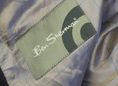 Mens UK Size 38 Ben Sherman Regular Black Suit Jacket