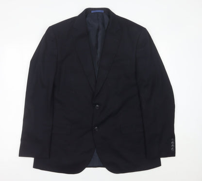 Mens UK Size 42 Marks and Spencer Regular Blue Suit Jacket