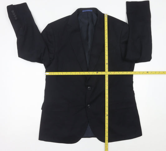 Mens UK Size 42 Marks and Spencer Regular Blue Suit Jacket