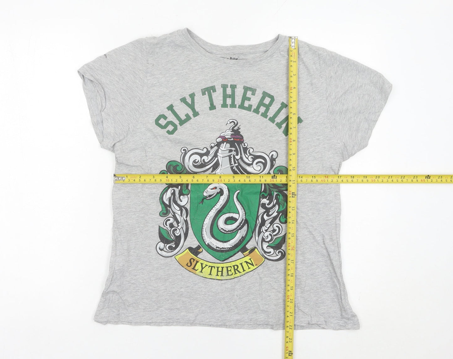Womens UK Size 16 Harry Potter Grey Basic T-Shirt