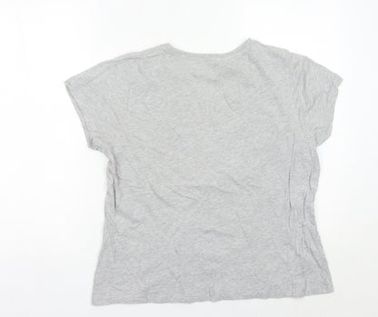 Womens UK Size 16 Harry Potter Grey Basic T-Shirt
