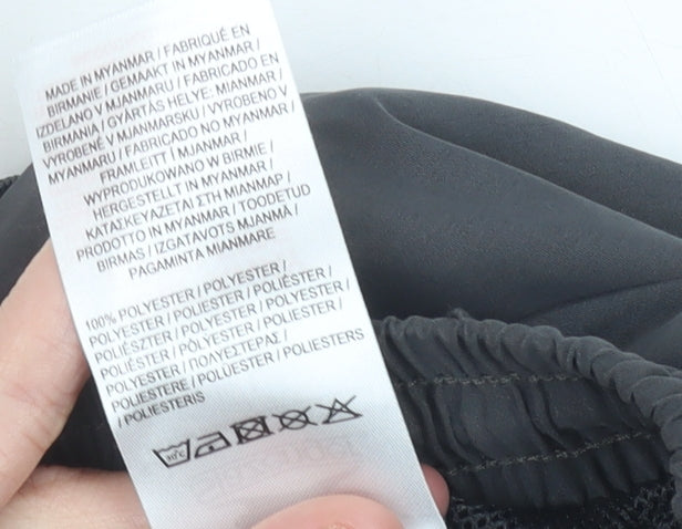 Slazenger Men’s Black Jogger Trousers L Elastic Waist Pockets