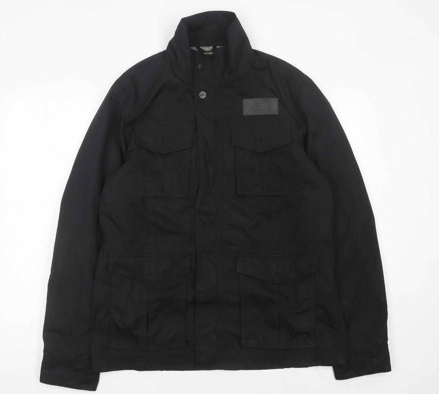 Mens UK Size L Vredestein Black Military Jacket