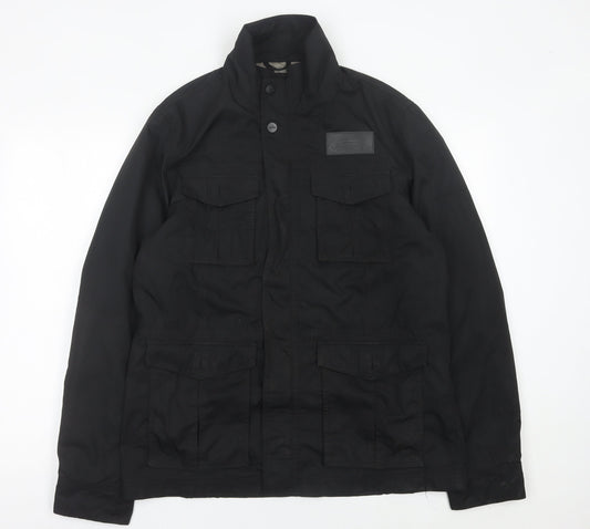 Mens UK Size L Vredestein Black Military Jacket