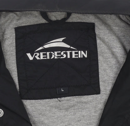 Mens UK Size L Vredestein Black Military Jacket