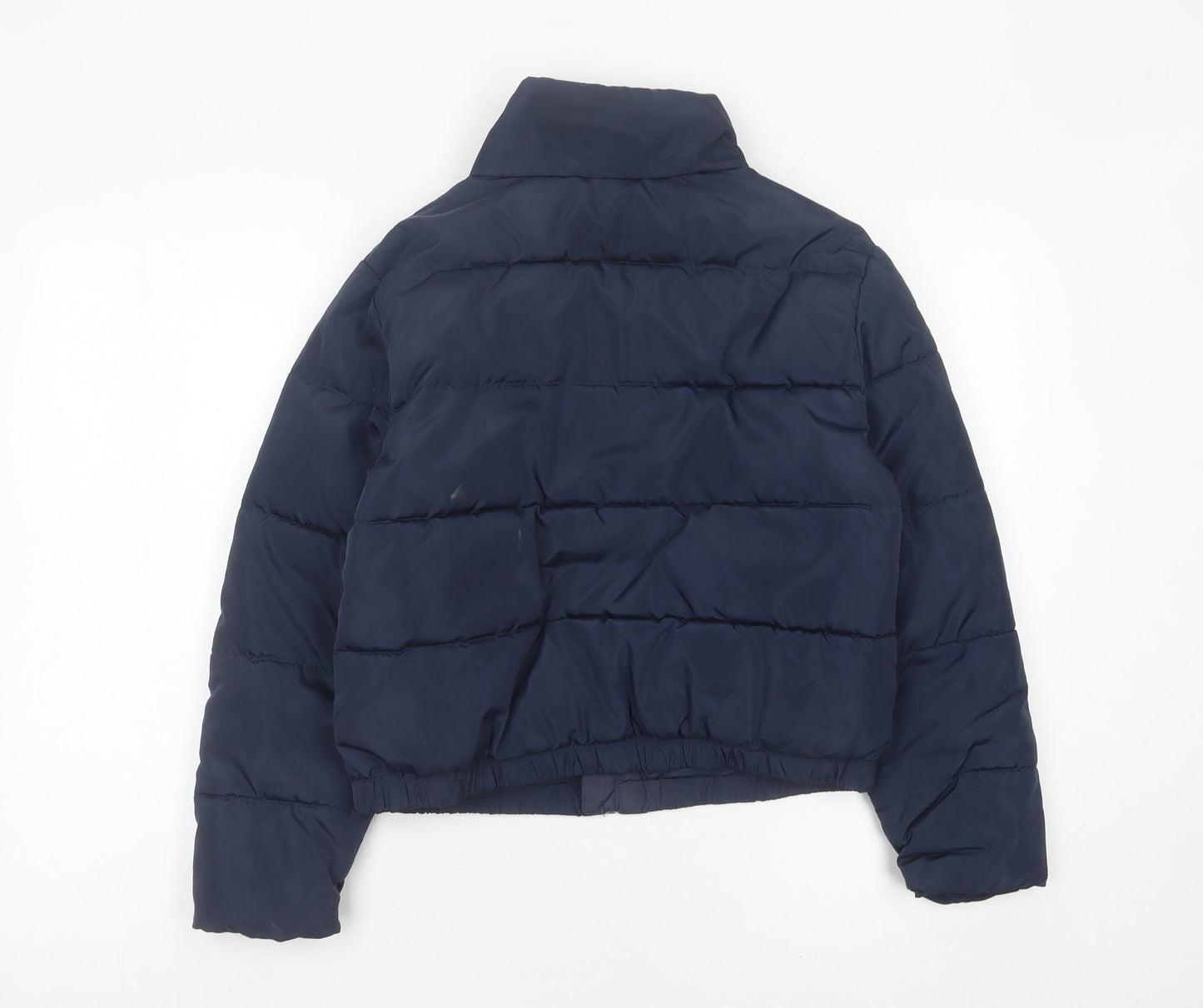 915 Generation Girls Blue Puffer Jacket Age 12-13 Years Quilted Winter Coat