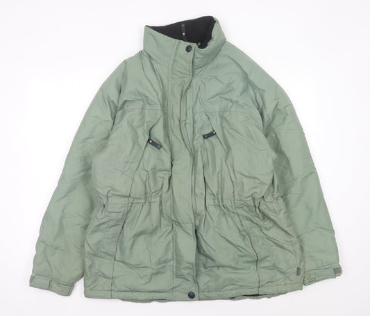 Womens UK Size L Hawkshead Green Parka Coat