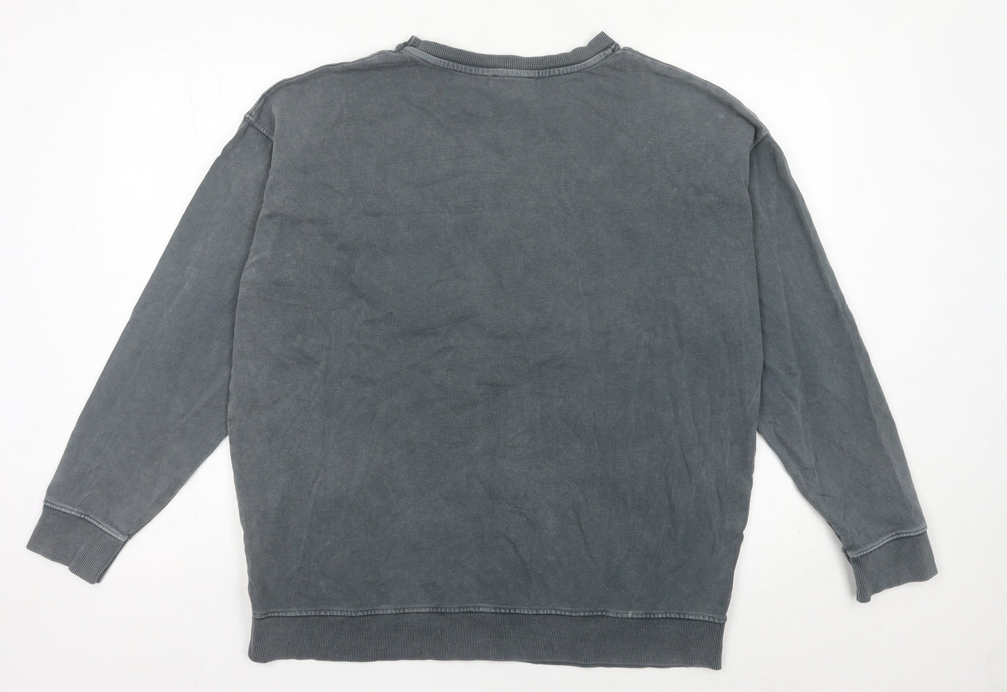 New Look Women Tall Grey Manhattan Graphic Pullover Sweatshirt UK 10
