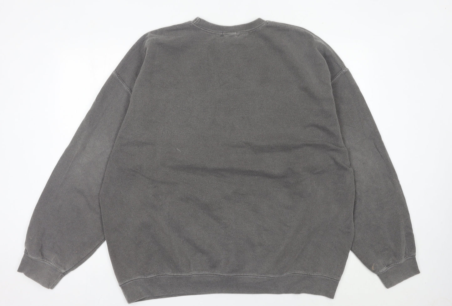 Girl Knows All Women’s Grey Wolf Graphic Sweatshirt XL