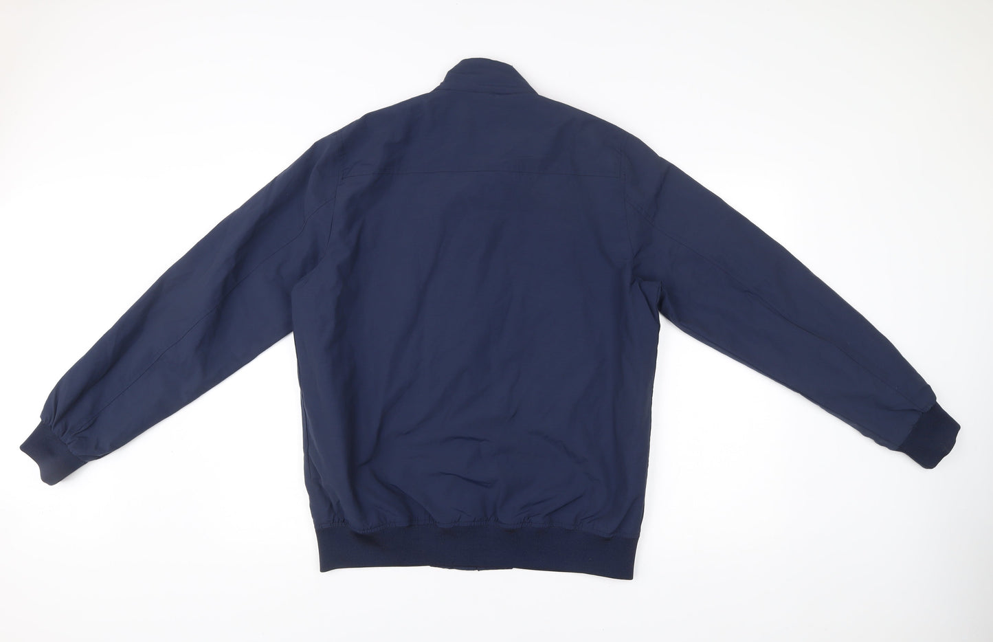 Mens UK Size M Easy Blue Bomber Jacket