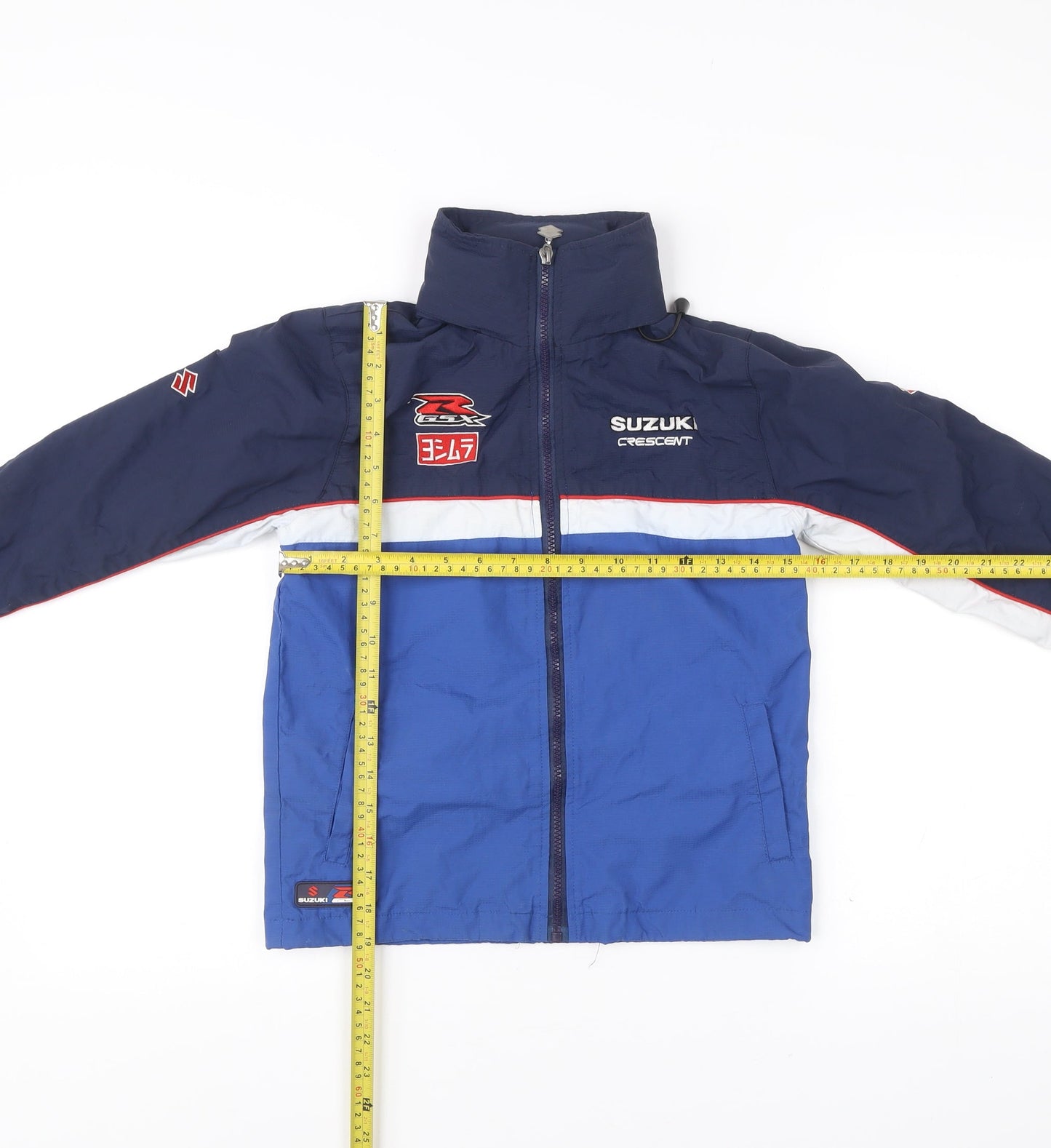 Suzuki Boys Blue 7-8 Years Windbreaker Jacket Crescent Official Merchandise
