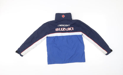 Suzuki Boys Blue 7-8 Years Windbreaker Jacket Crescent Official Merchandise