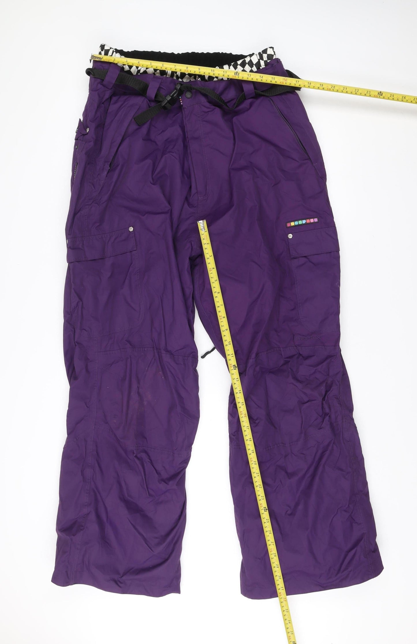 Trespass Mens Purple 2XL Snow Pants Waterproof Skiing Trousers