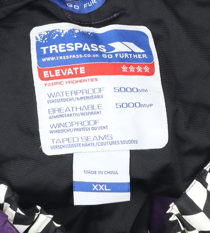 Trespass Mens Purple 2XL Snow Pants Waterproof Skiing Trousers