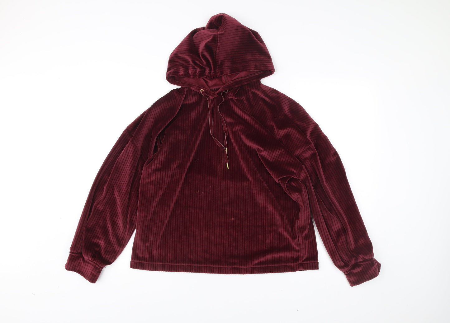 Marks and Spencer Women’s Red Velour Pullover Hoodie Size L
