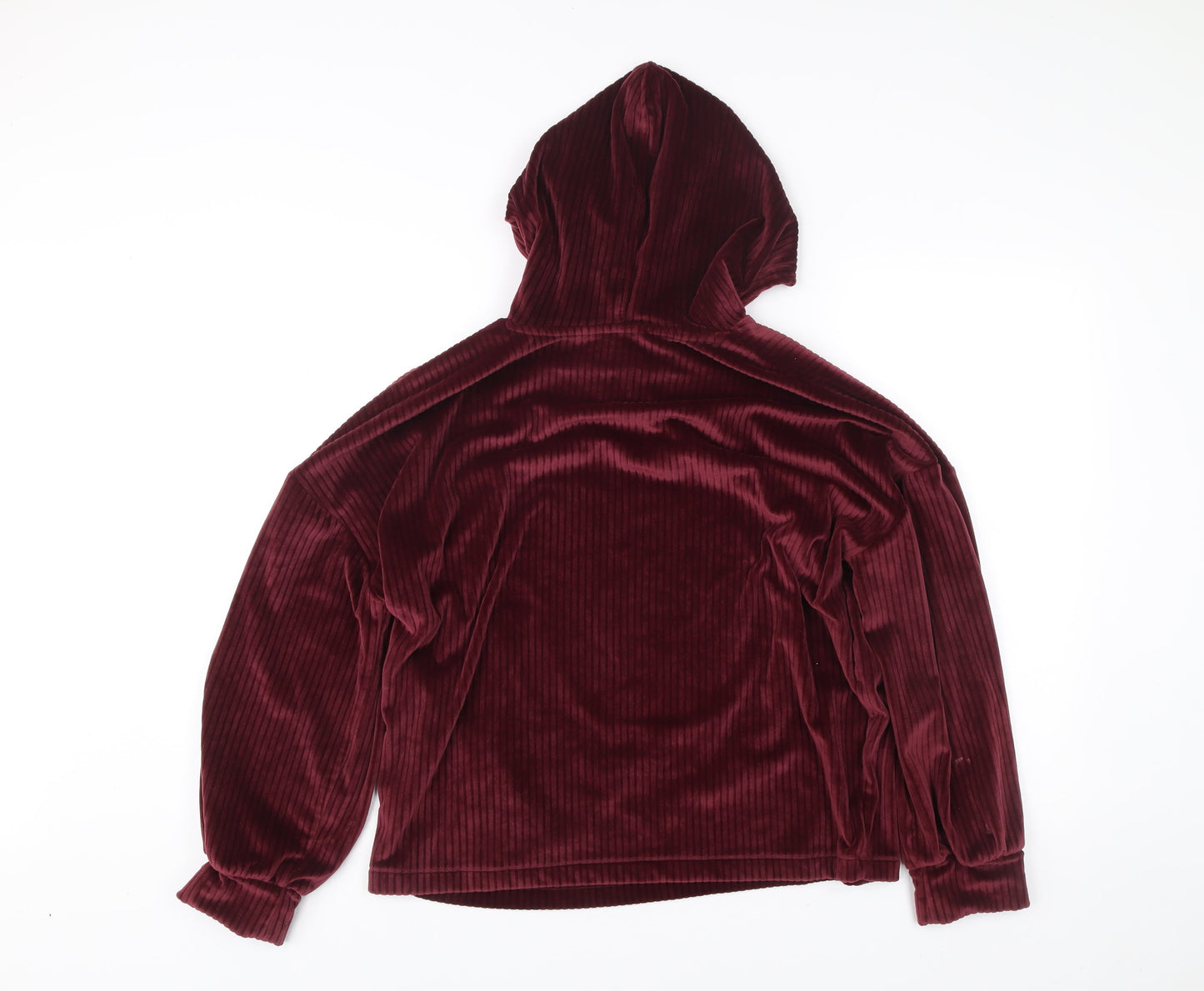Marks and Spencer Women’s Red Velour Pullover Hoodie Size L