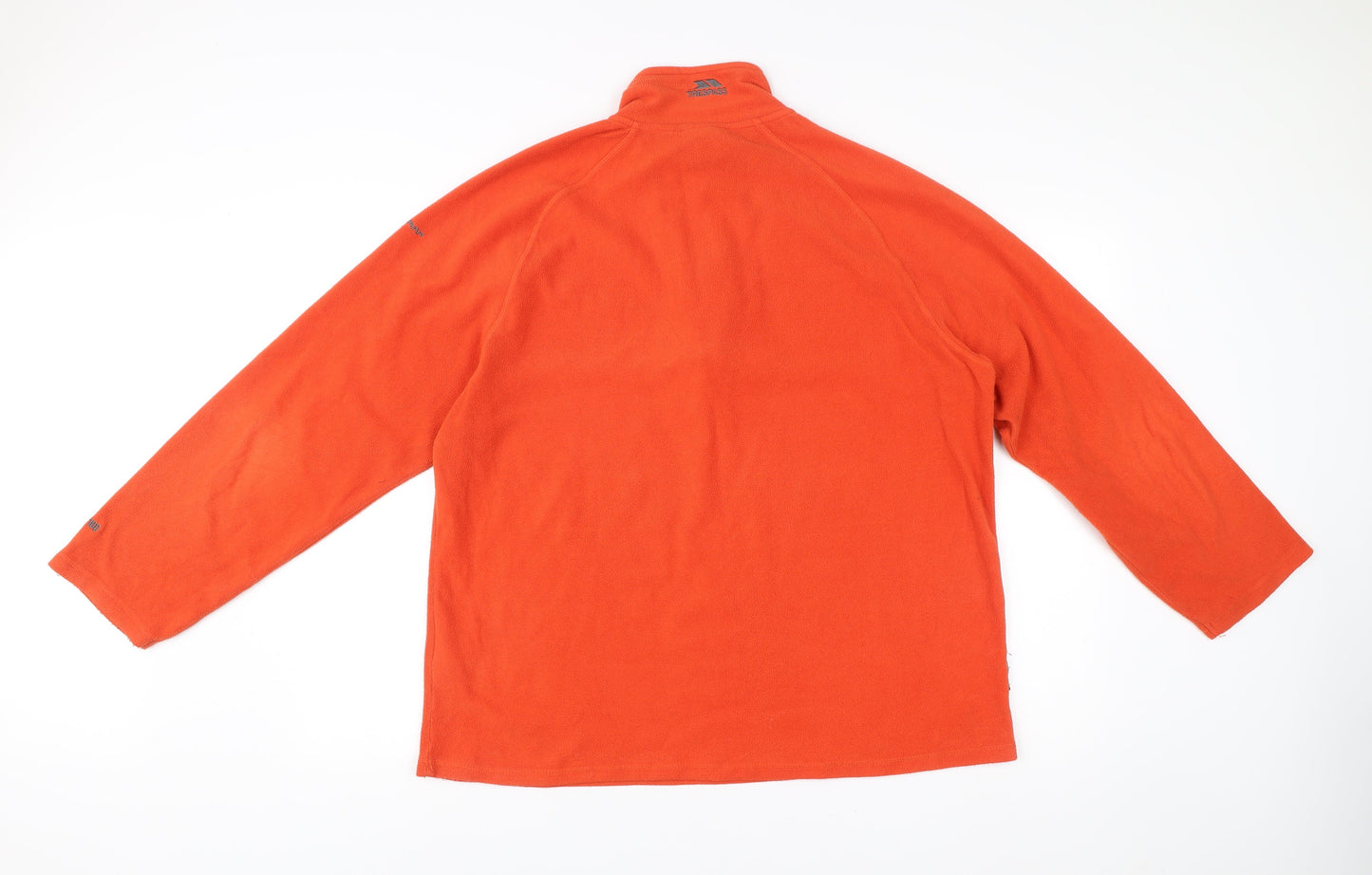 Trespass Mens Orange 2XL Fleece Pullover Sweatshirt Outdoor Hiking