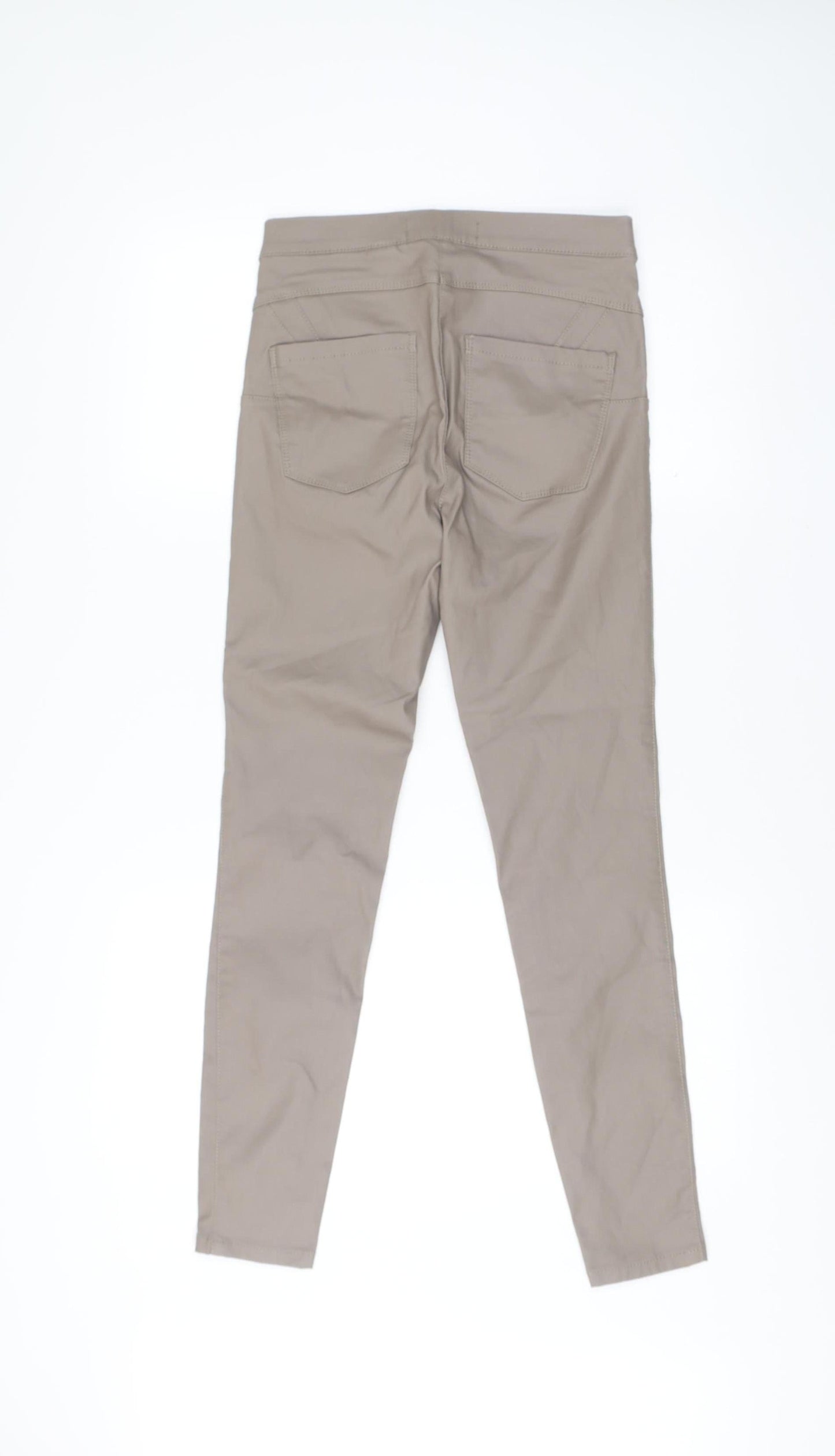 Next Womens Beige Sculpt Leggings Size 10 Regular Skinny Fit