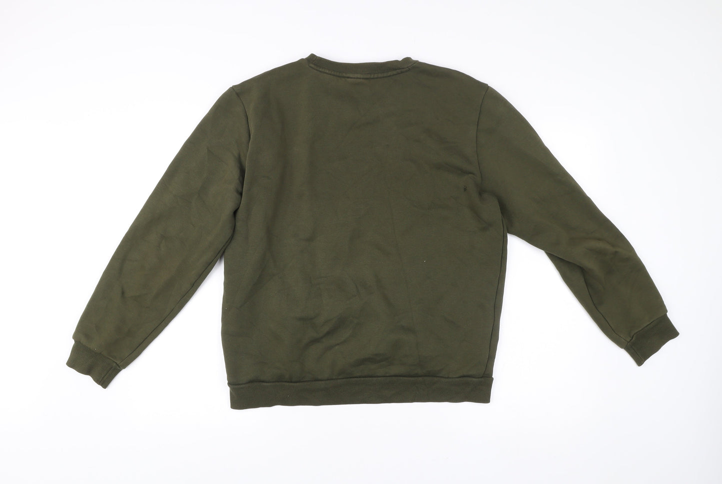 Mens UK Size M PUMA Green Pullover Sweatshirt