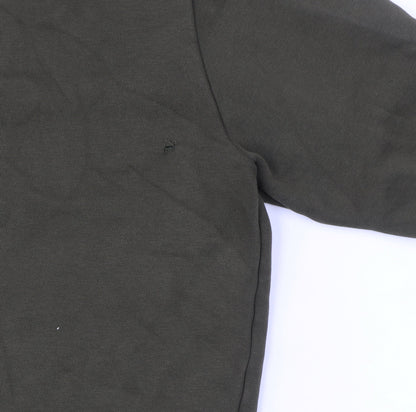 Mens UK Size M PUMA Green Pullover Sweatshirt