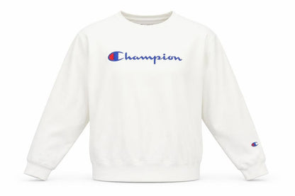 Womens UK Size L Champion White Pullover Sweatshirt