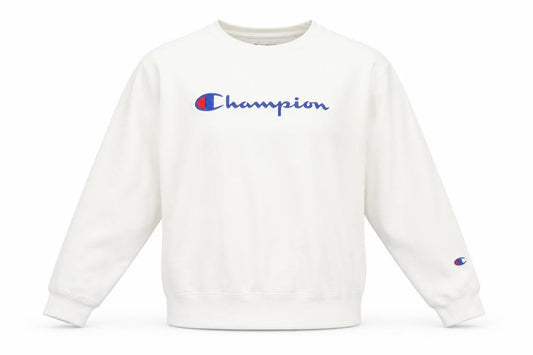 Womens UK Size L Champion White Pullover Sweatshirt