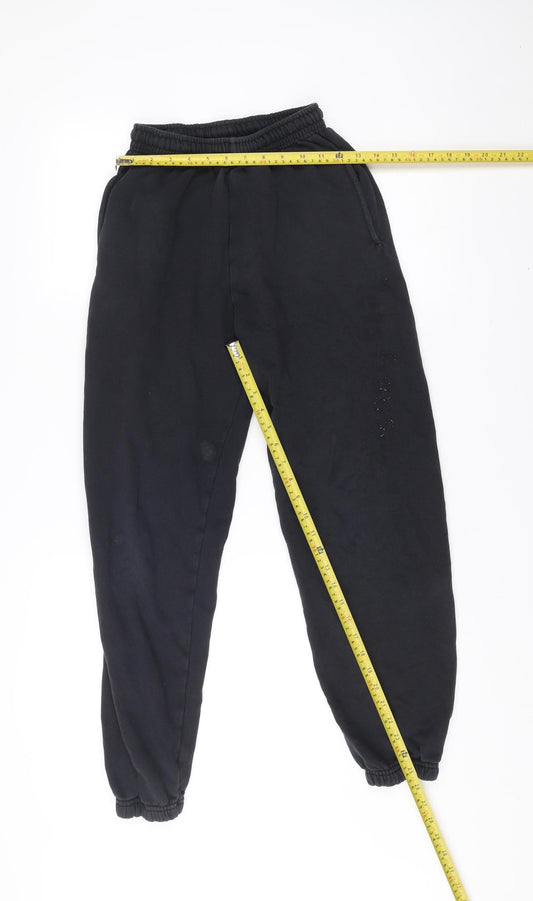 Fruit of the Loom Womens Black XS Jogger Fleece Sweatpants