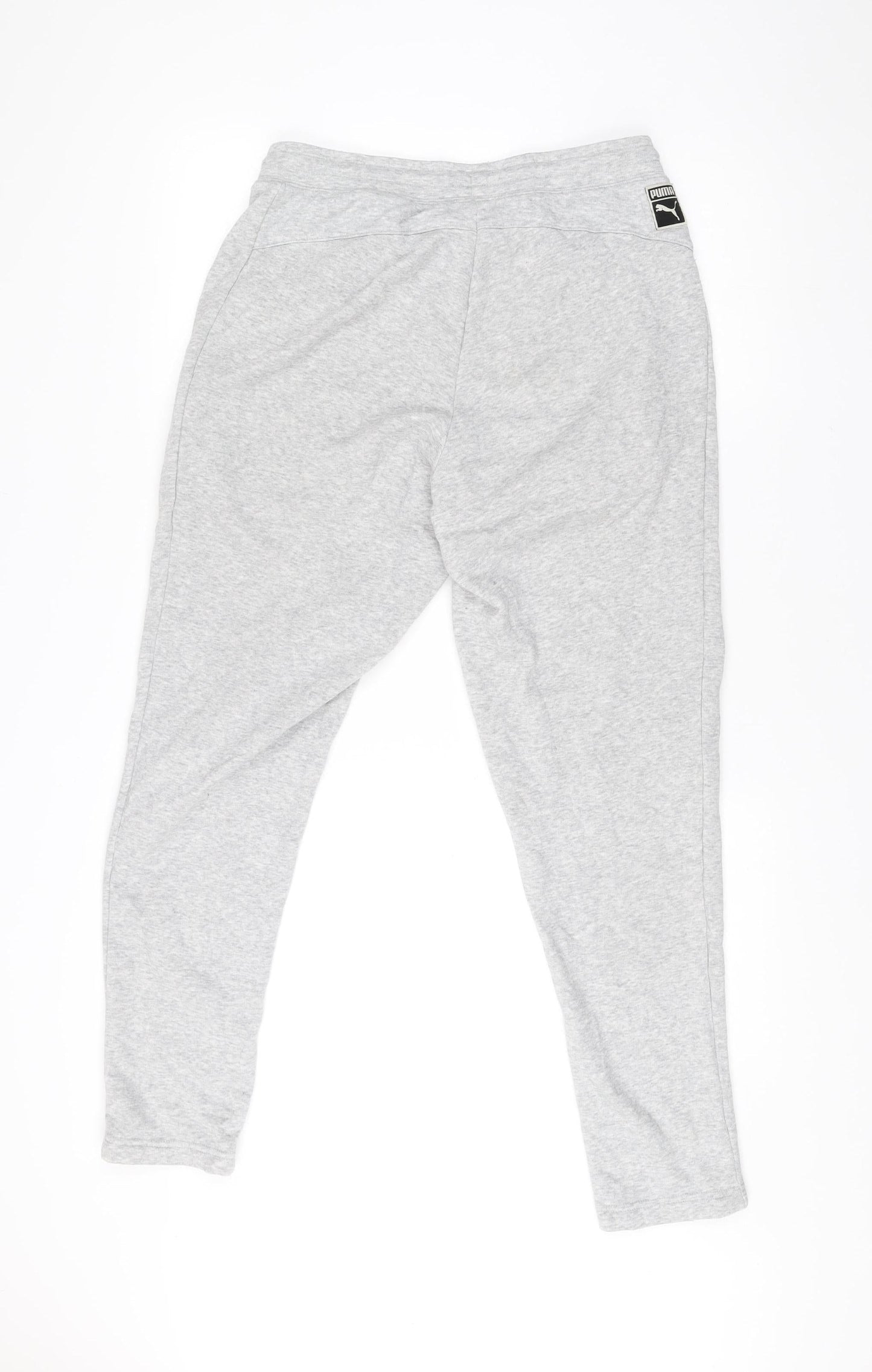 Puma Men’s Grey Sweatpants Joggers M Regular Fit Sportswear