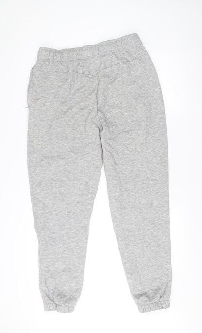 Lonsdale Mens Grey Sweatpants Joggers L Regular Fit Fleece Activewear