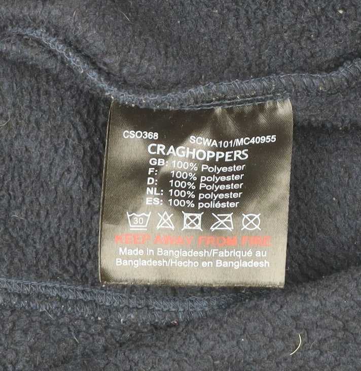 Craghoppers Women's Blue Full Zip Fleece Jacket UK 18 Size 18 Activewear
