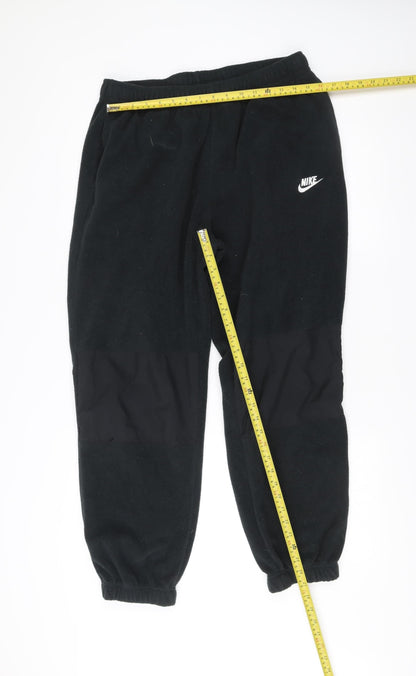 Nike Men’s Black XL Fleece Jogger Sweatpants Tapered Activewear