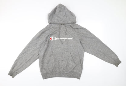Mens UK Size S Champion Grey Pullover Hoodie