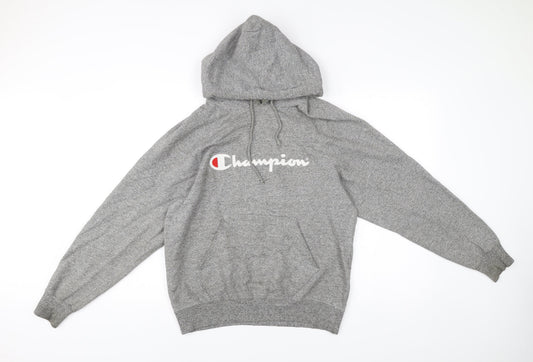 Mens UK Size S Champion Grey Pullover Hoodie