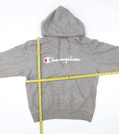 Mens UK Size S Champion Grey Pullover Hoodie