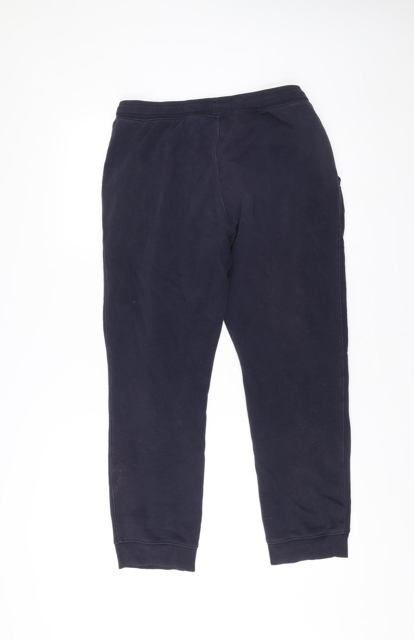 Gap Men’s Blue Jogger Sweatpants M Cotton Blend Fleece Tapered