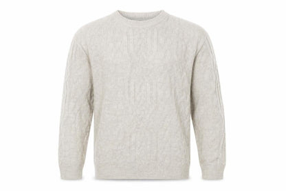 Mens UK Size L Marks and Spencer Beige Pullover Jumper