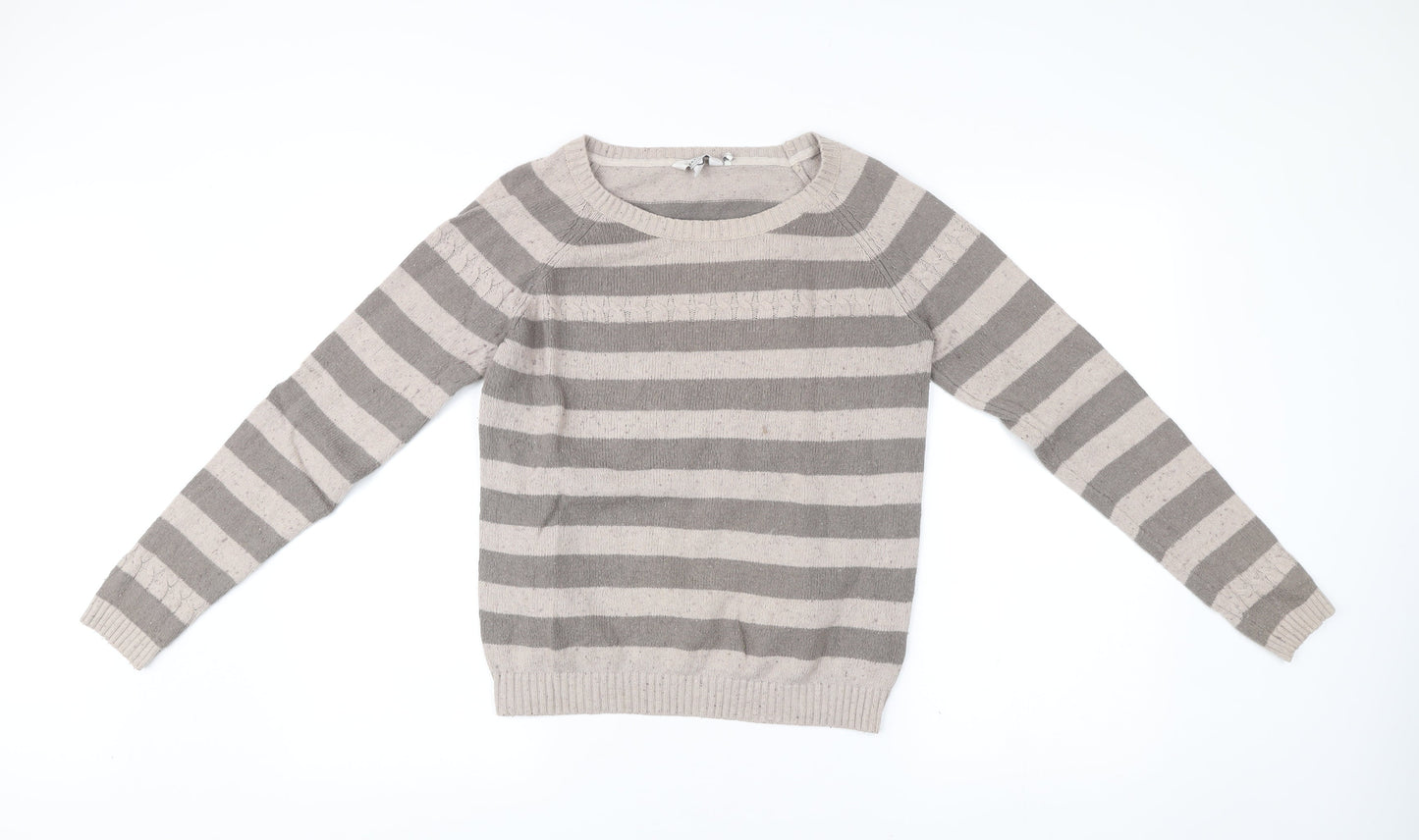 Womens UK Size 12 FatFace Grey Pullover Jumper