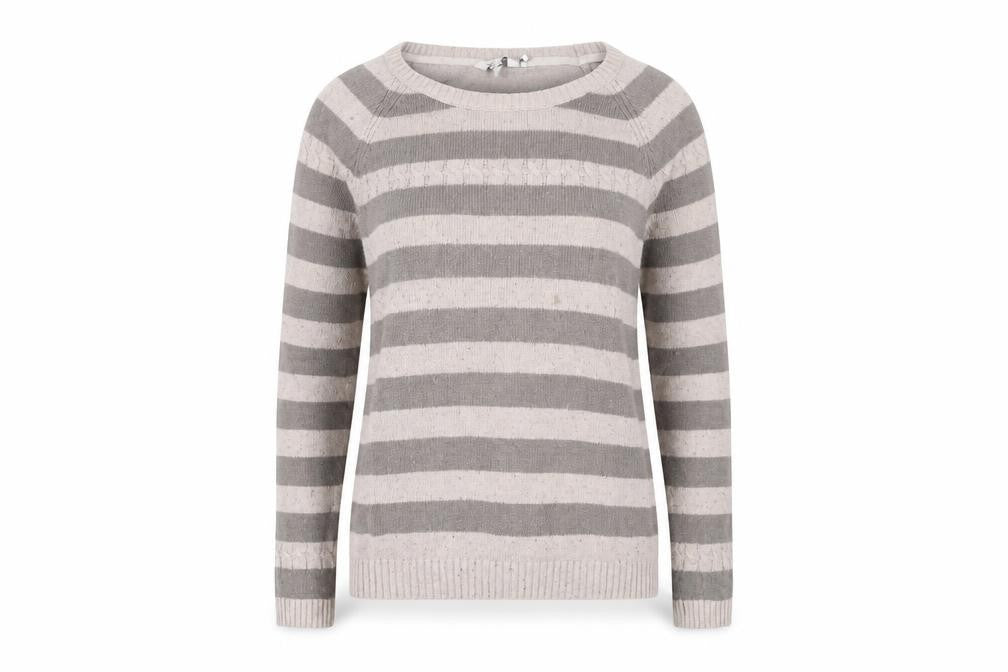 Womens UK Size 12 FatFace Grey Pullover Jumper