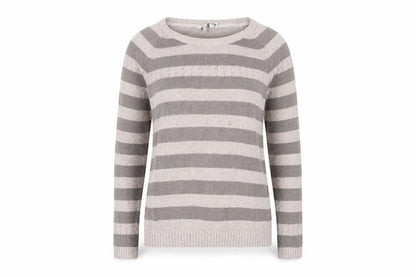 Womens UK Size 12 FatFace Grey Pullover Jumper