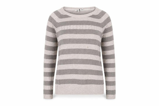 Womens UK Size 12 FatFace Grey Pullover Jumper
