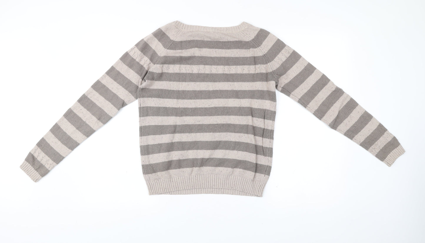 Womens UK Size 12 FatFace Grey Pullover Jumper