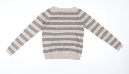 Womens UK Size 12 FatFace Grey Pullover Jumper