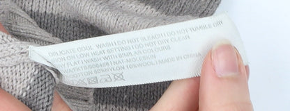 Womens UK Size 12 FatFace Grey Pullover Jumper