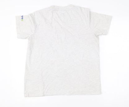 Womens UK Size 12 Superdry Grey Basic T-Shirt
