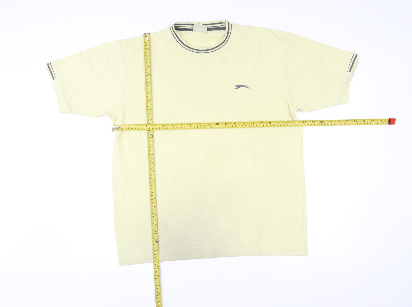 Slazenger Men's Yellow Short Sleeve Crew Neck T-Shirt Size M