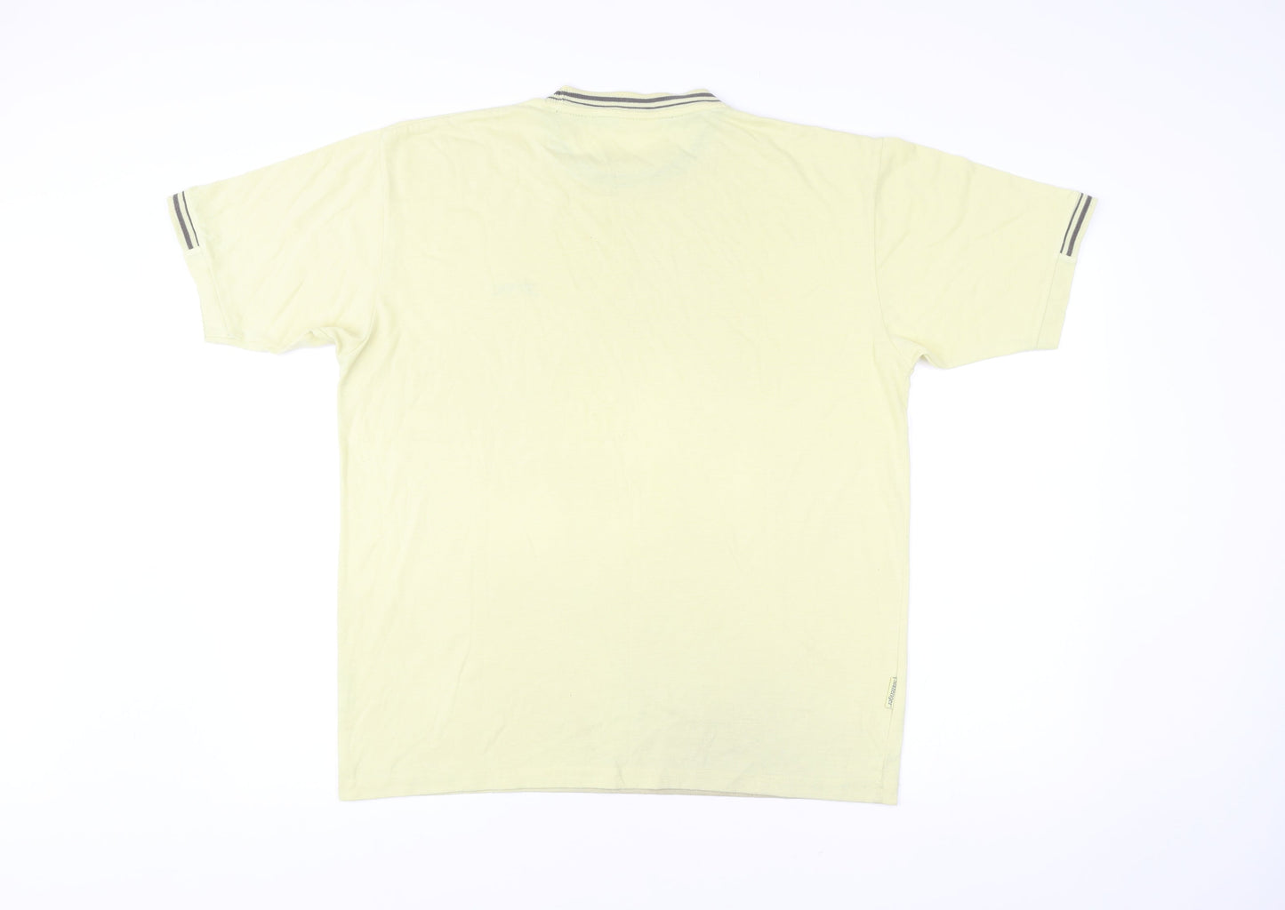 Slazenger Men's Yellow Short Sleeve Crew Neck T-Shirt Size M