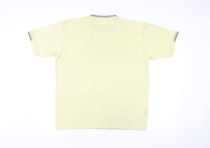 Slazenger Men's Yellow Short Sleeve Crew Neck T-Shirt Size M