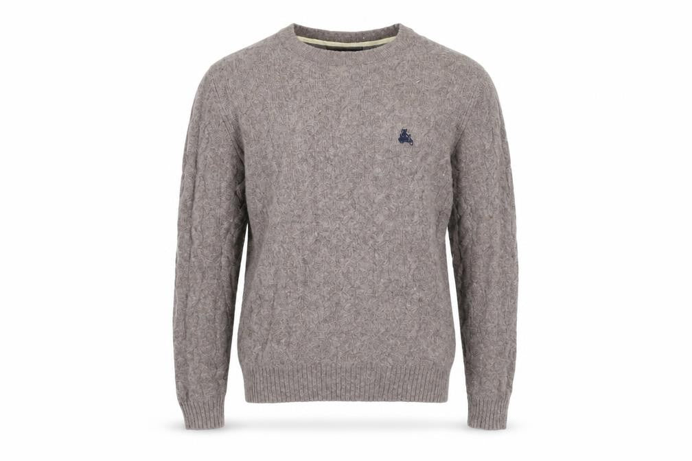 Mens UK Size S Simon Carter Beige Pullover Jumper