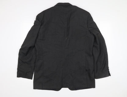 Mens UK Size 42 Greenwoods Classic Regular Grey Suit Jacket