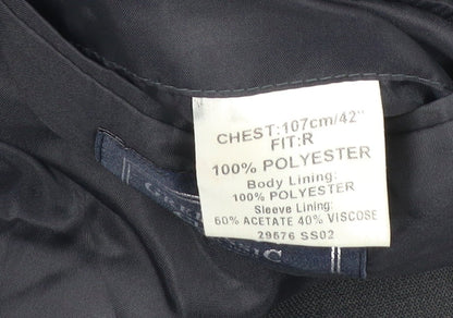 Mens UK Size 42 Greenwoods Classic Regular Grey Suit Jacket